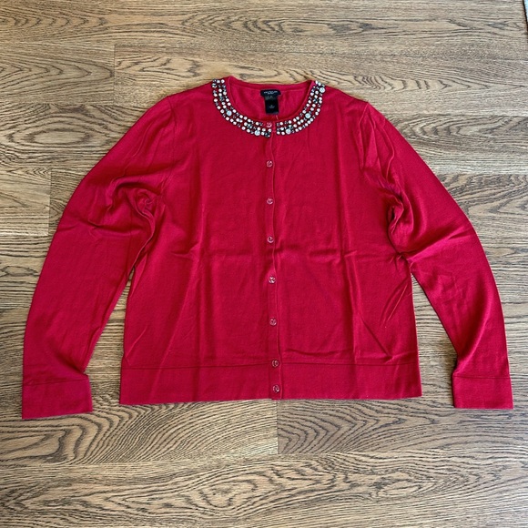 Ann Taylor Factory Sweaters - Ann Taylor Cotton Cardigan Size XL